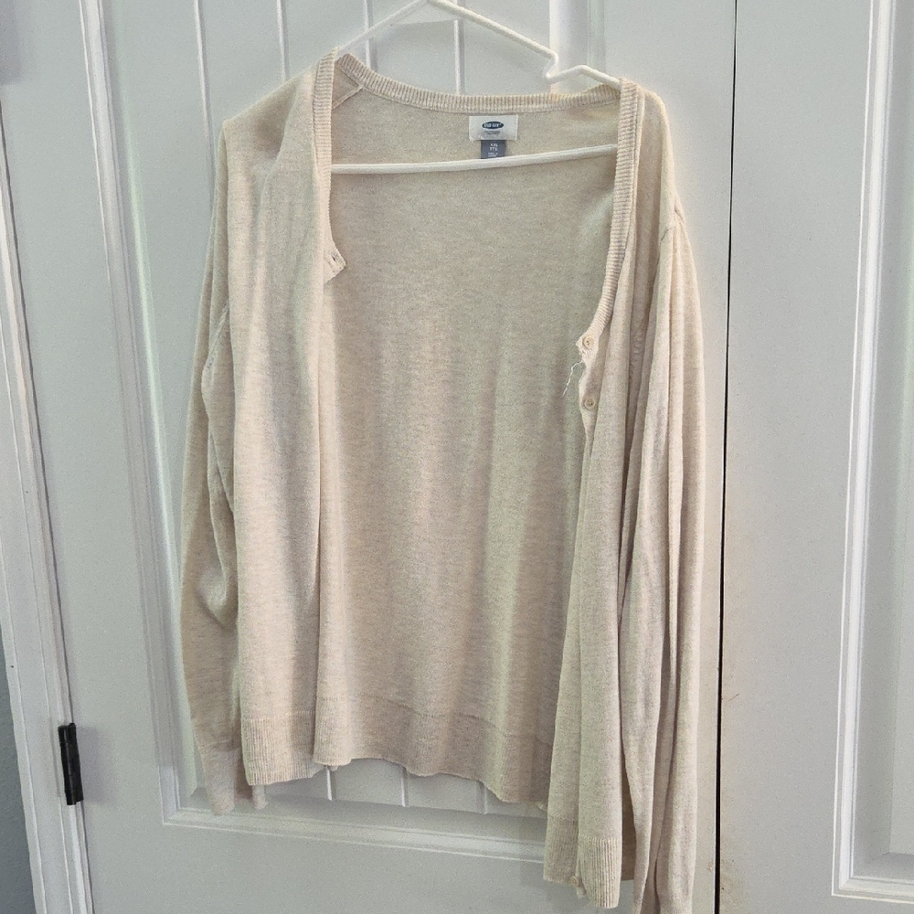 Old Navy Cream Knit Sweater